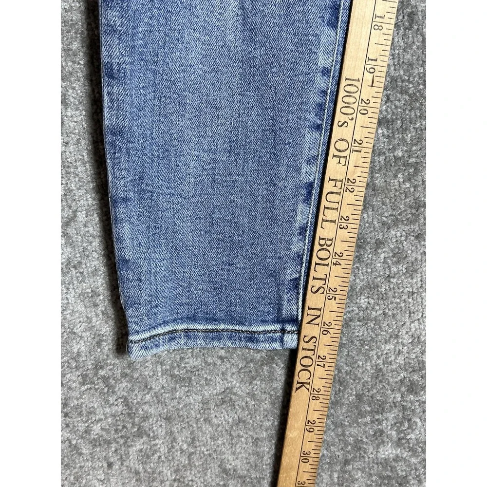 Judy Blue Relaxed Fit Jeans Juniors Size 9/29 Blue Distressed Mid Rise Stretch